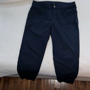Lululemom ABC navy blue pants size 34 inseam 34